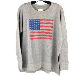 Lucky Brand - ‘Patriotic Flag’ sweatshirt. SZ: S,M. NWT